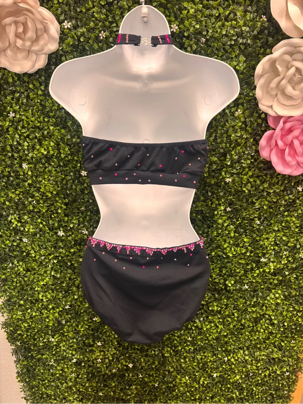 Weissman Black Dance Jacket with Pink Trim